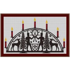 Stickpackung Schwibbogen Schmiede