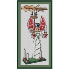 Stickpackung Erzgebirgischer Engel